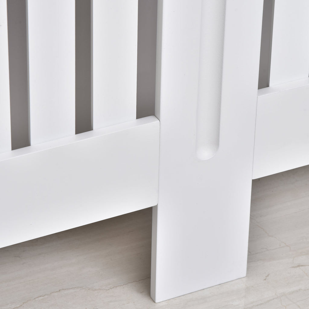 EasyComfort radiatorombouw MDF 152x19x81 cm wit