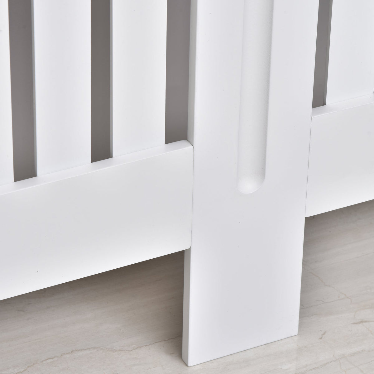 EasyComfort radiatorombouw MDF 152x19x81 cm wit