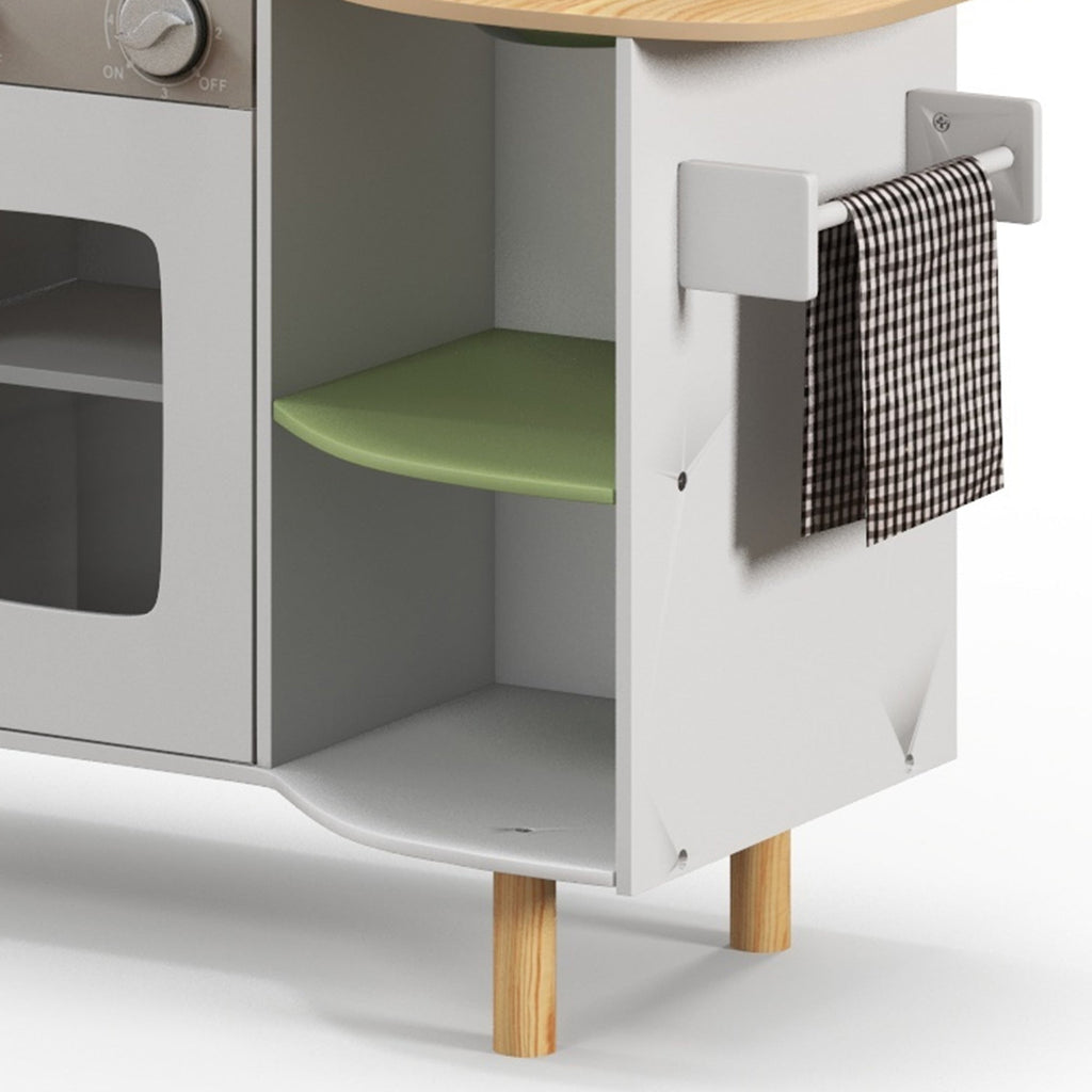 Easycomfort Kinderkeuken met ijsmachine en accessoires 84x34x89 cm