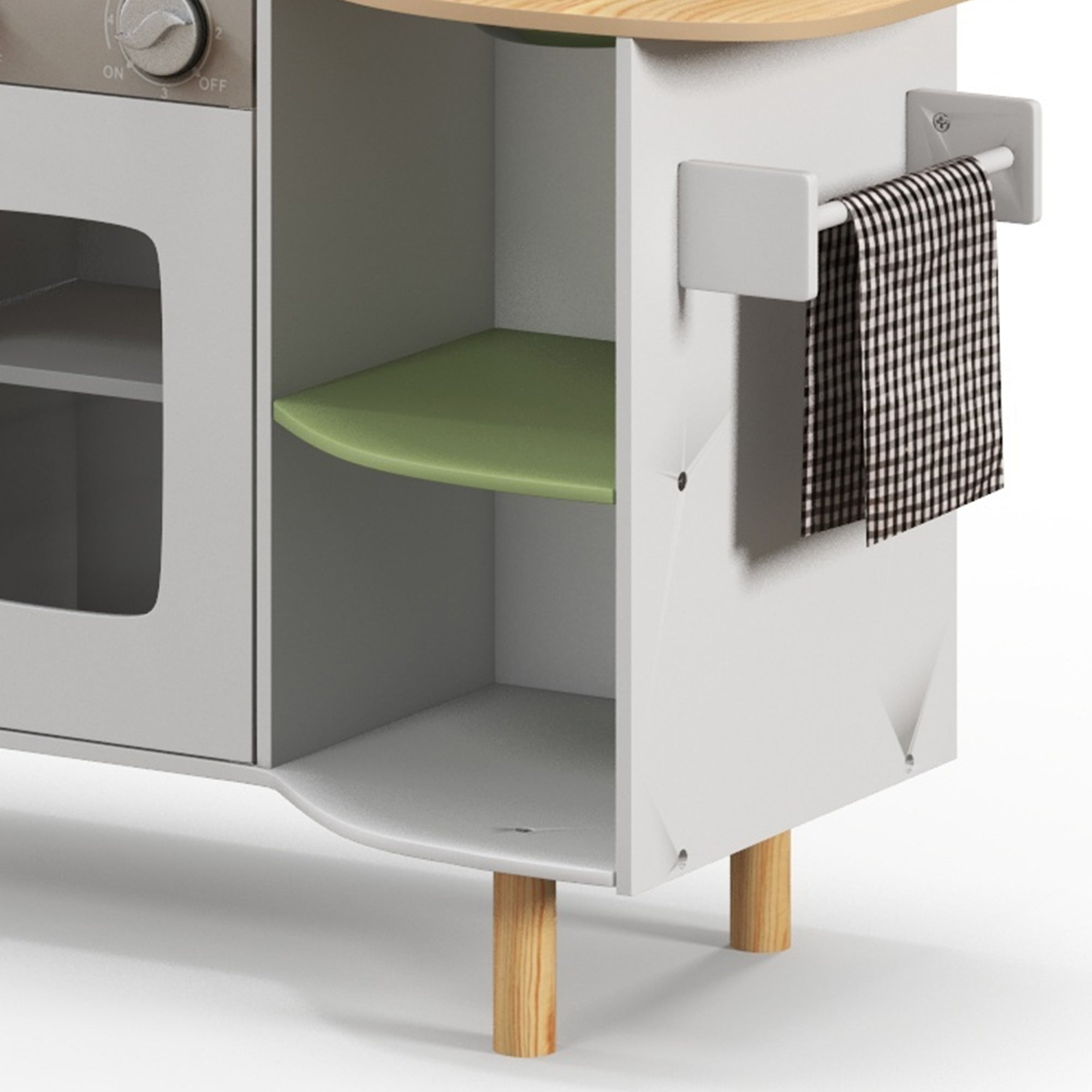 Easycomfort Kinderkeuken met ijsmachine en accessoires 84x34x89 cm