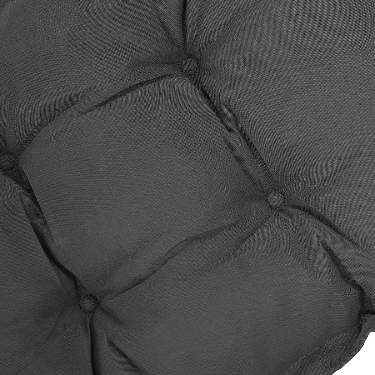 EasyComfort Cuscino per Panchina da Giardino bankkussen 100x40 cm donkergrijs