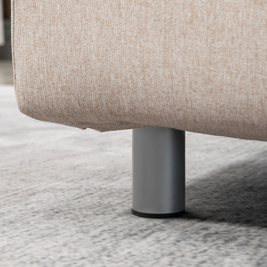 EasyComfort Divano Letto 2-zits slaapbank 3-in-1, 102x82x81 cm, beige