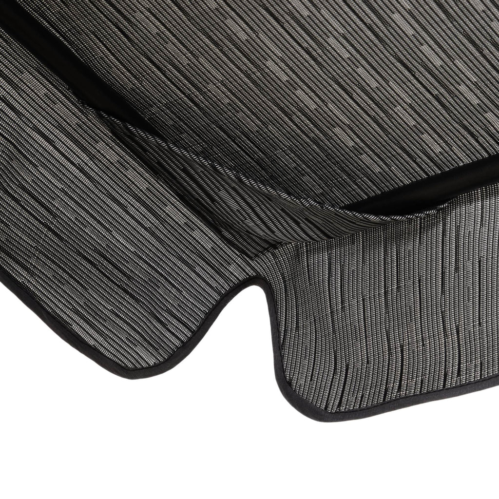 EASYCOMFORT schommelbank 3-persoons met verstelbaar dak, 200x120x170 cm, zwart