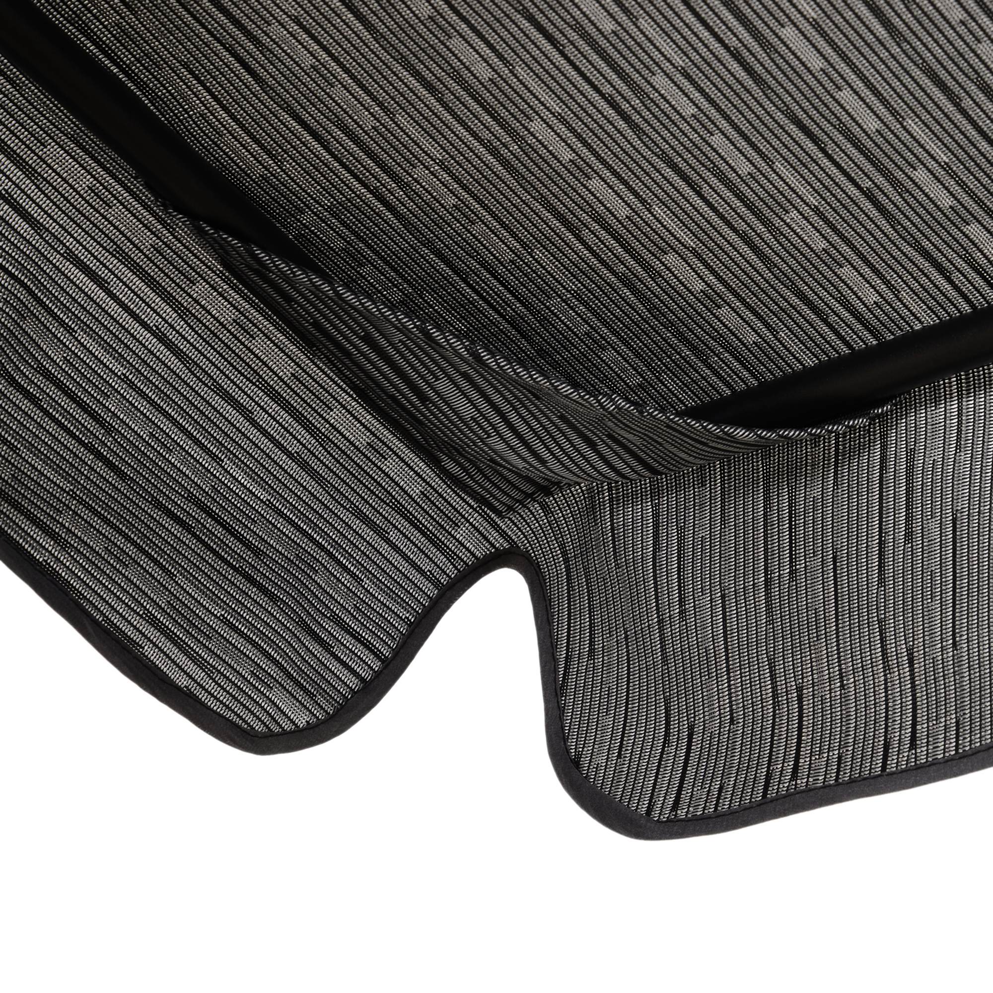 EASYCOMFORT schommelbank 3-persoons met verstelbaar dak, 200x120x170 cm, zwart