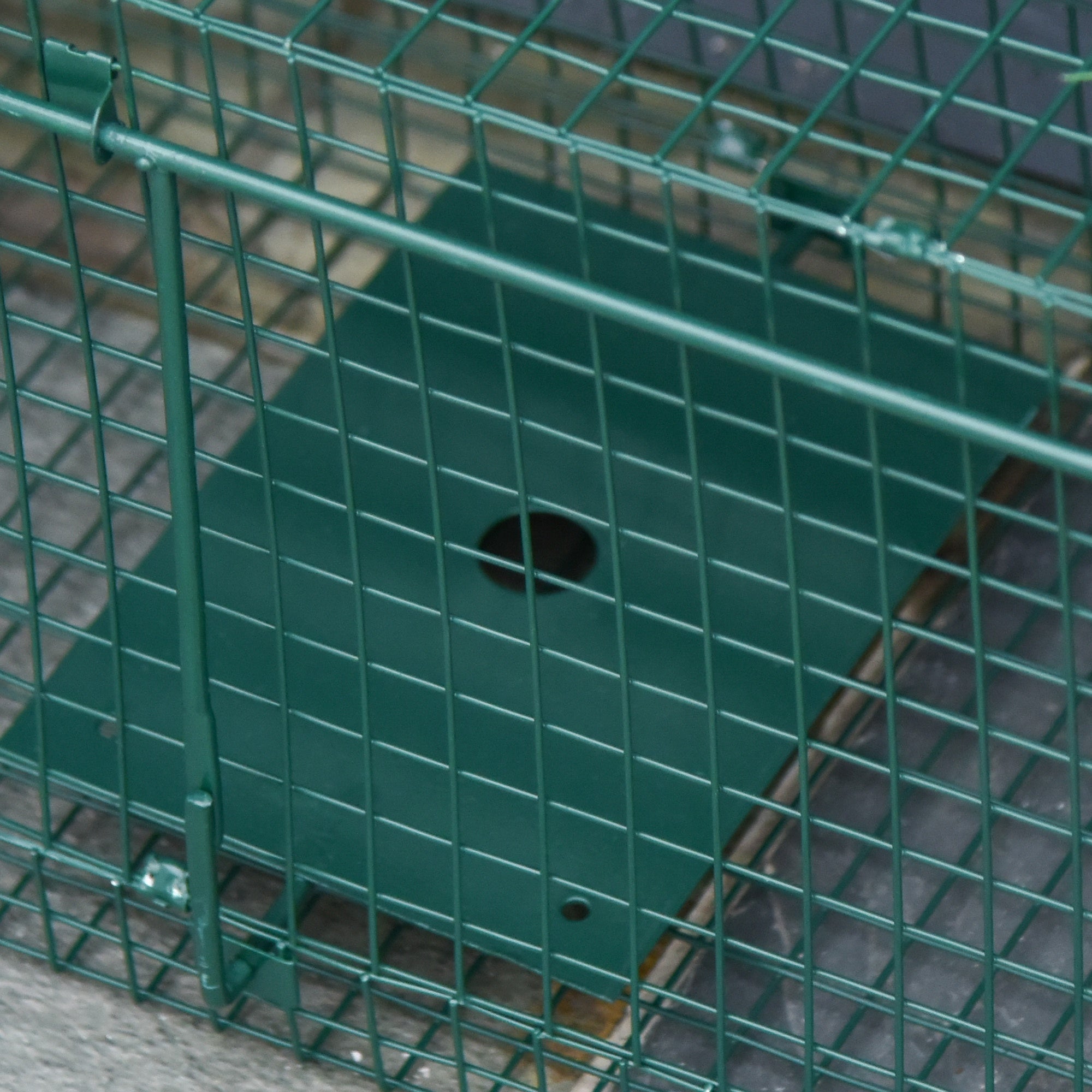 EASYCOMFORT Trap Cage for Live Animals with Double Door, Trap for Rabbits, Cats and Small Animals, 100x25x28cm