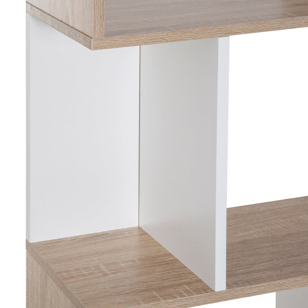 Easycomfort Libreria di Design Scaffale Ufficio Legno Moderna 4 Ripiani 60×24×148cm