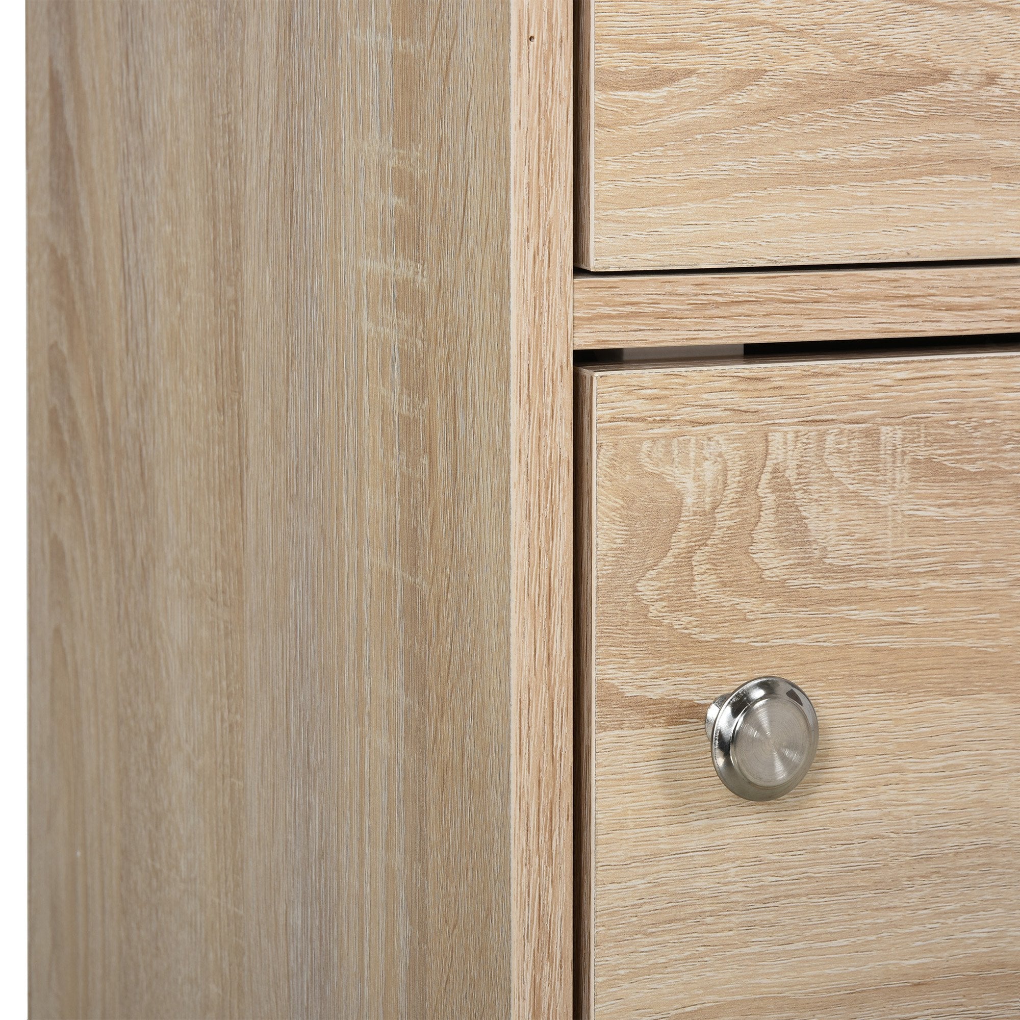 EasyComfort Mobiletto Multiuso with 3 Ripiani in Legno e 3 Ante per Casa o Ufficio 48 x 34 x 100cm