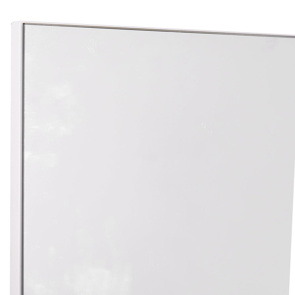 Easycomfort Mobiletto Pensile Bagno 60 x 10 x 48cm, with Specchio e 3 Ripiani, Armadietto wall-mounted in MDF white