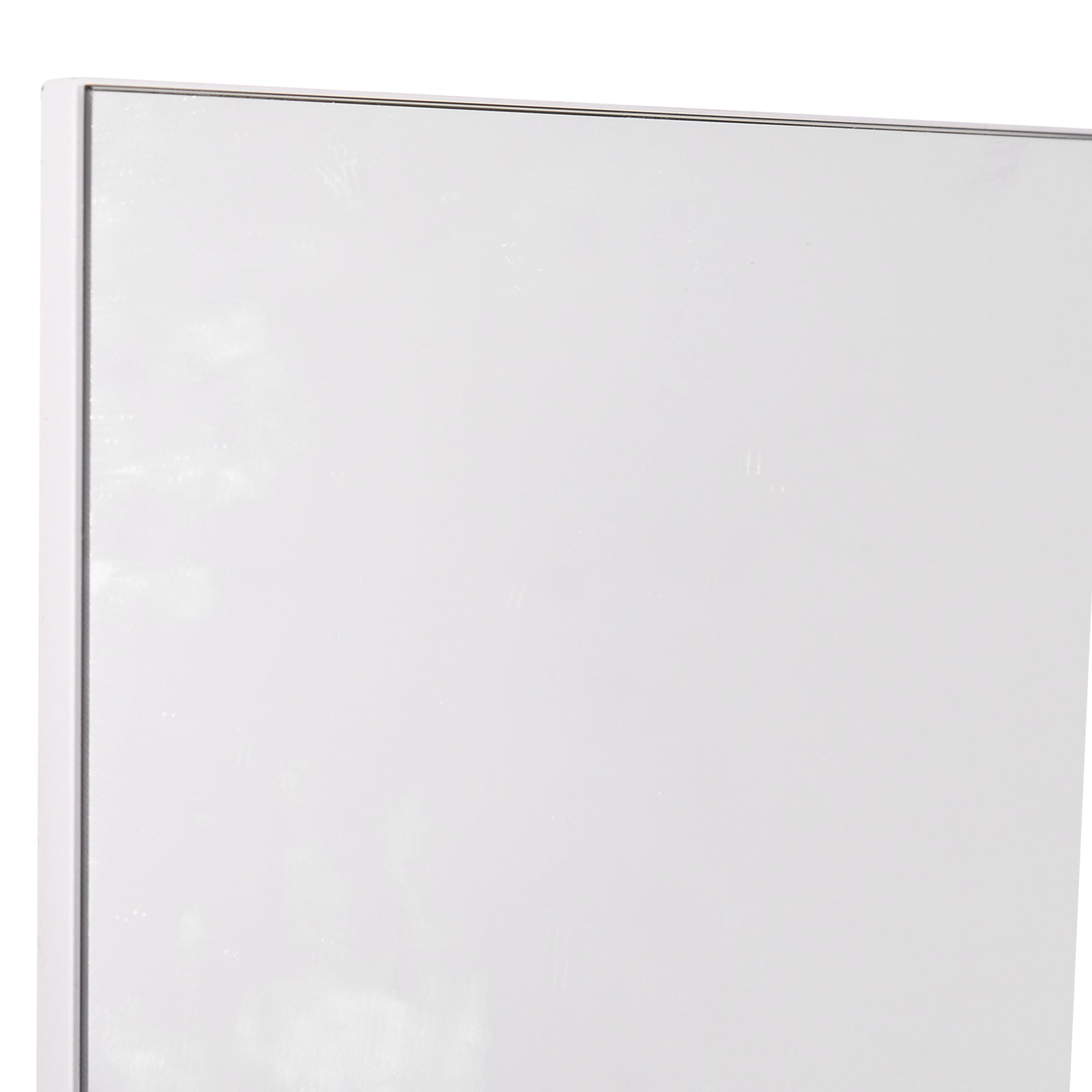 Easycomfort Mobiletto Pensile Bagno 60 x 10 x 48cm, with Specchio e 3 Ripiani, Armadietto wall-mounted in MDF white