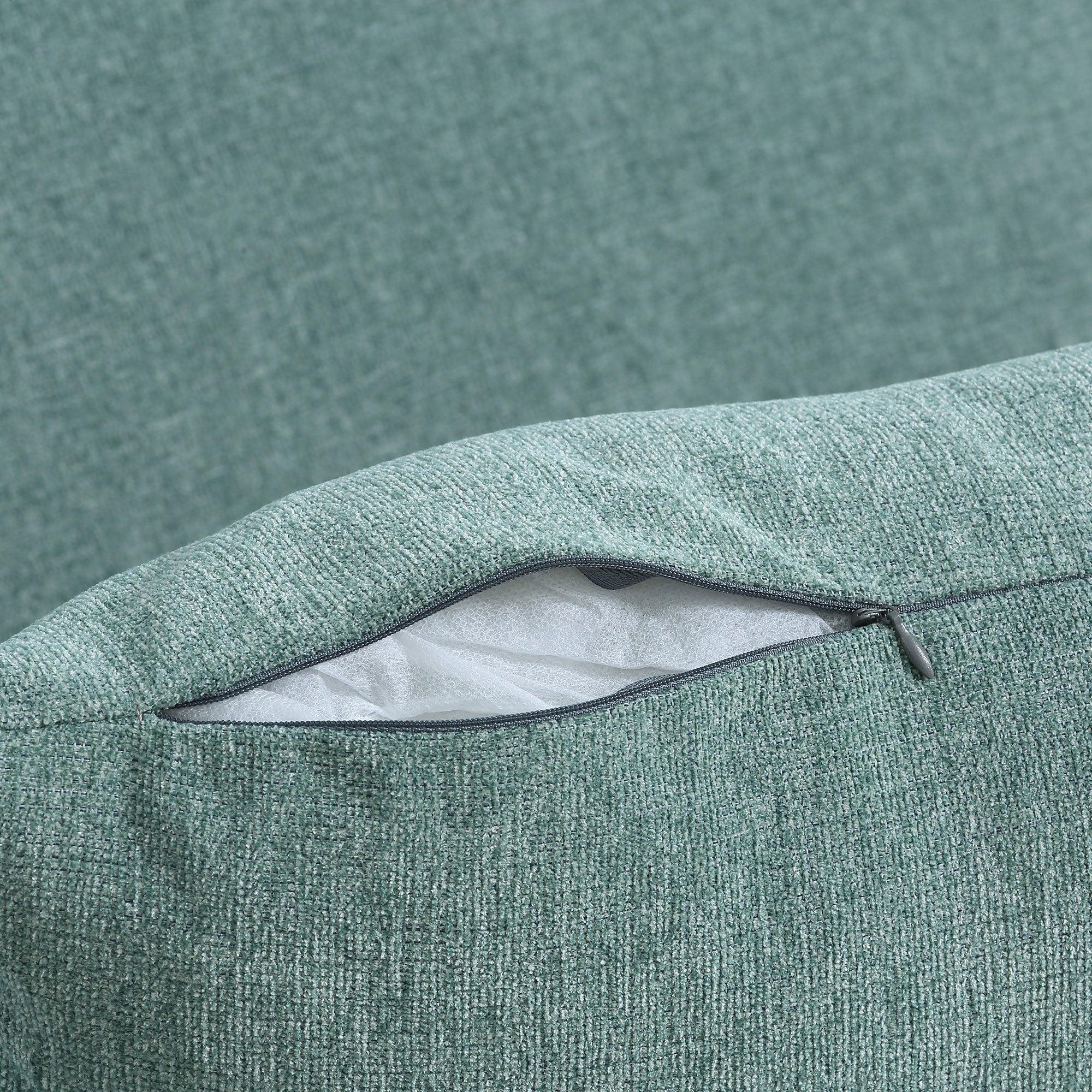 Easycomfort Poltrona Letto Singolo Salvaspazio Reclinabile su 4 Livelli with Seduta Imbottita, 96x84.5x87.5cm, Verde