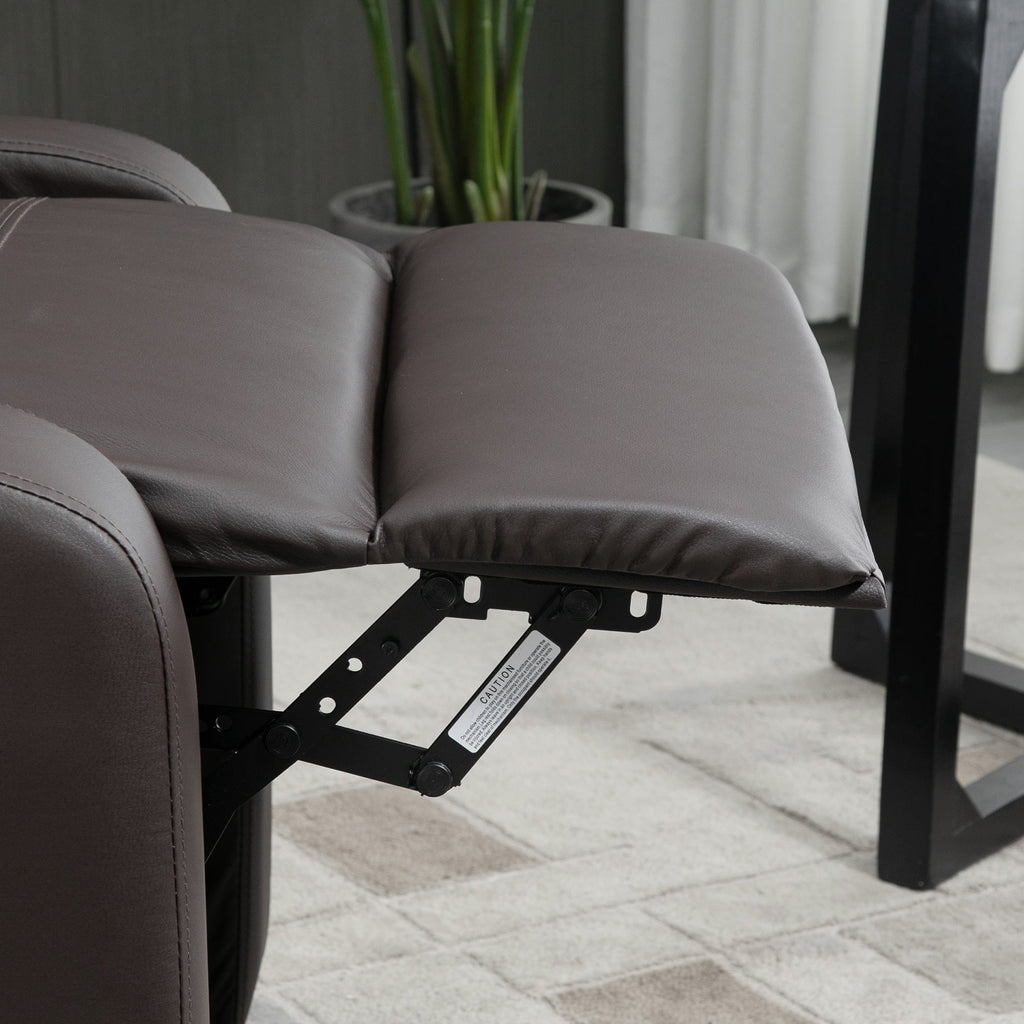 EasyComfort Poltrona Relax Massaggiante — Relaxfauteuil met 8 massagestanden, bruin