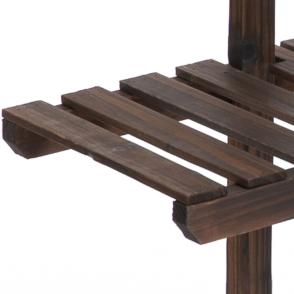 EasyComfort 4-niveaus plantenrek 123.5 x 33 x 80 cm