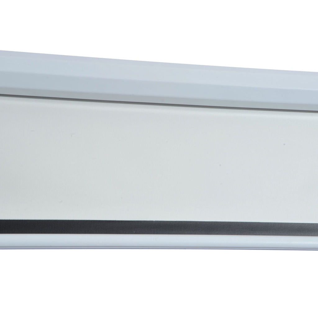 Easycomfort Schermo per Proiettore 100 Pollici Formato 4:3 Regolabile with Telecomando, Schermo di Proiezione Motorizzato Compatto, 203x152 cm, white