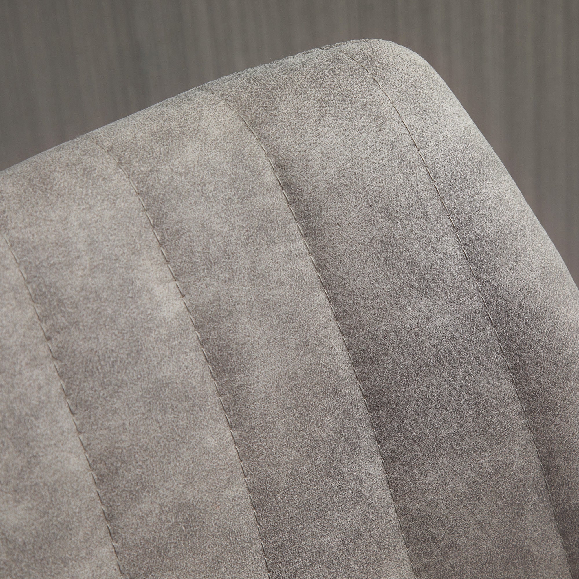 EasyComfort set van 2 barkrukken met rugleuning, hoogteverstelbaar, grijs
