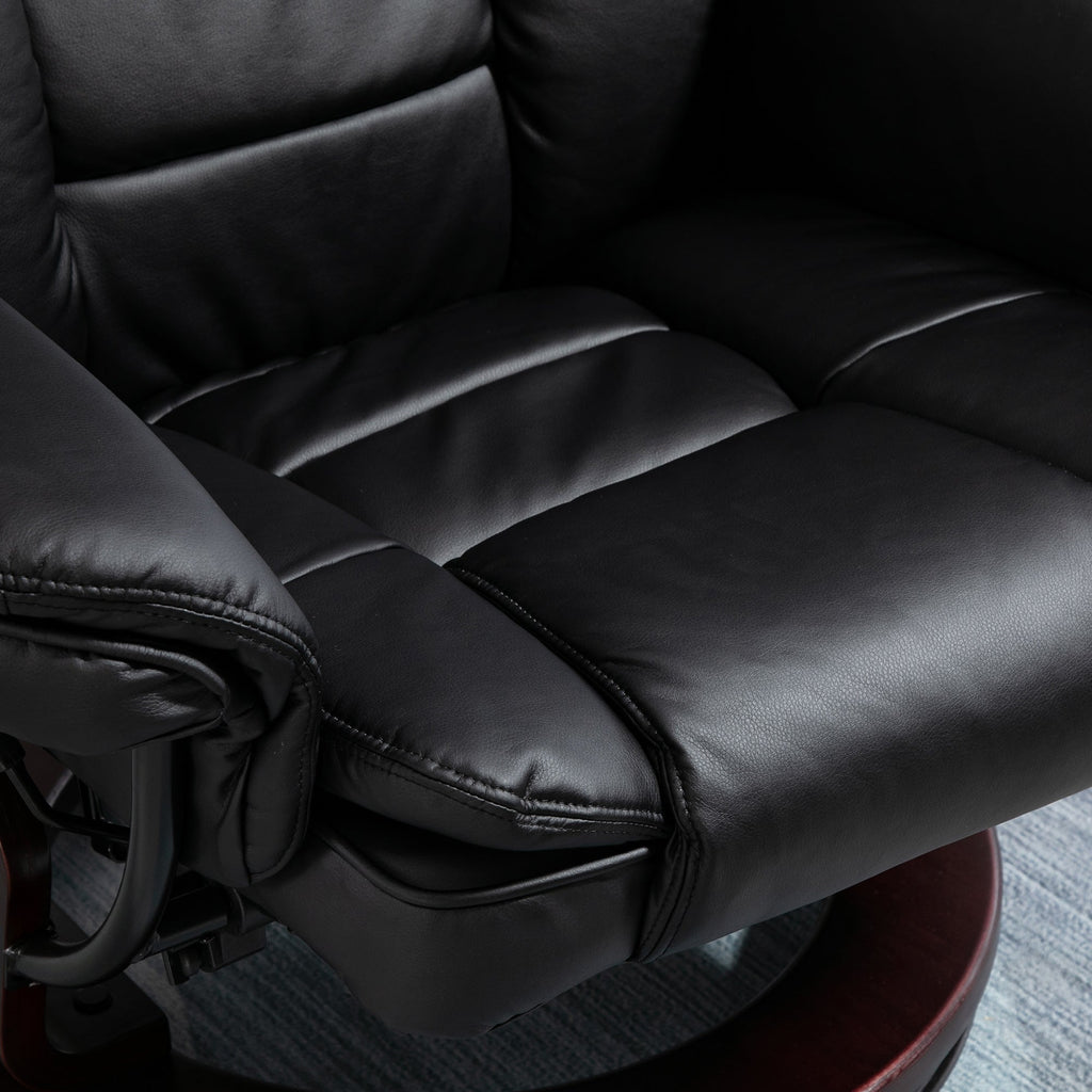 EasyComfort Relax fauteuilset met pouf, draaibaar 360° en verstelbaar