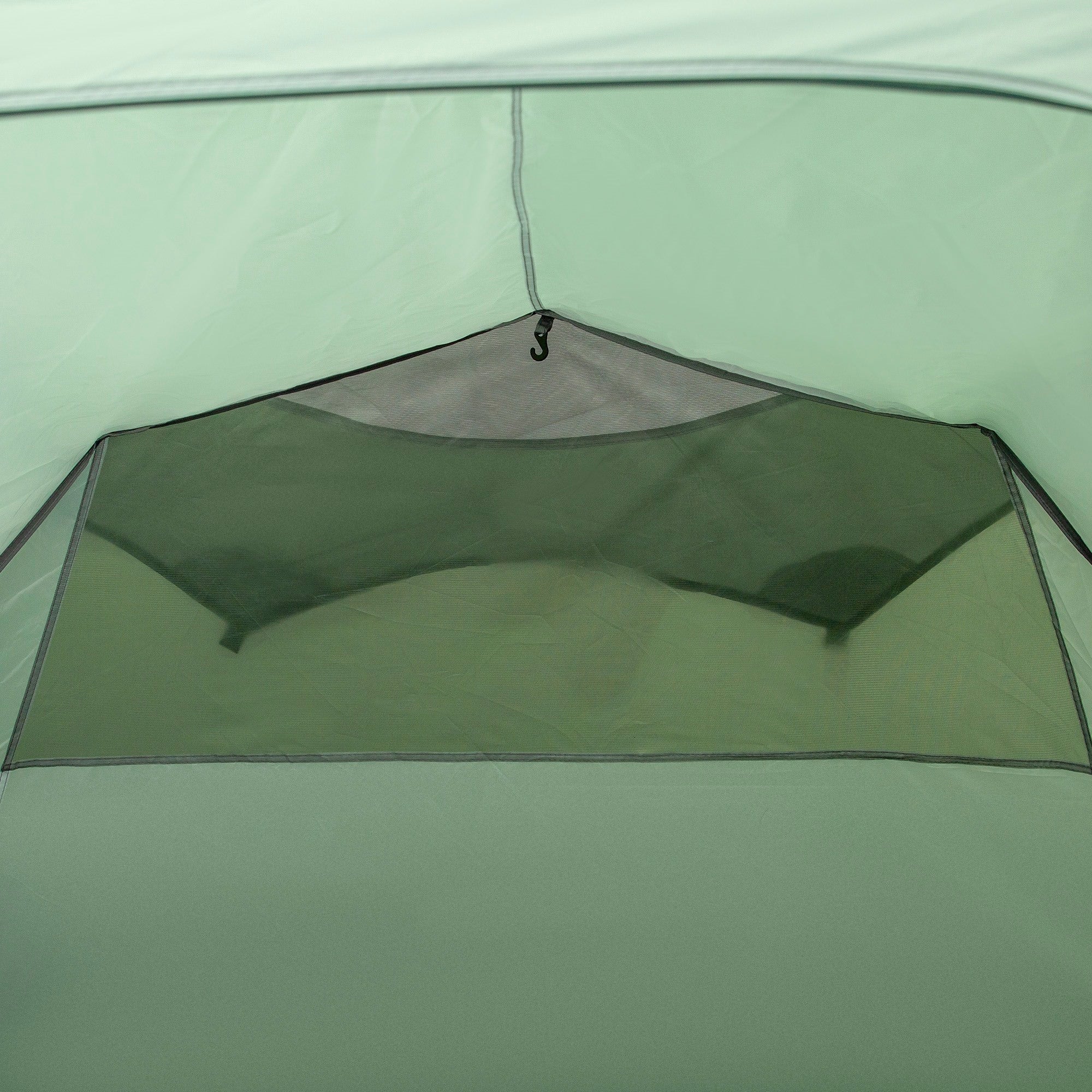 EasyComfort 4-persoons kampeertent met grote voortent - donkergroen