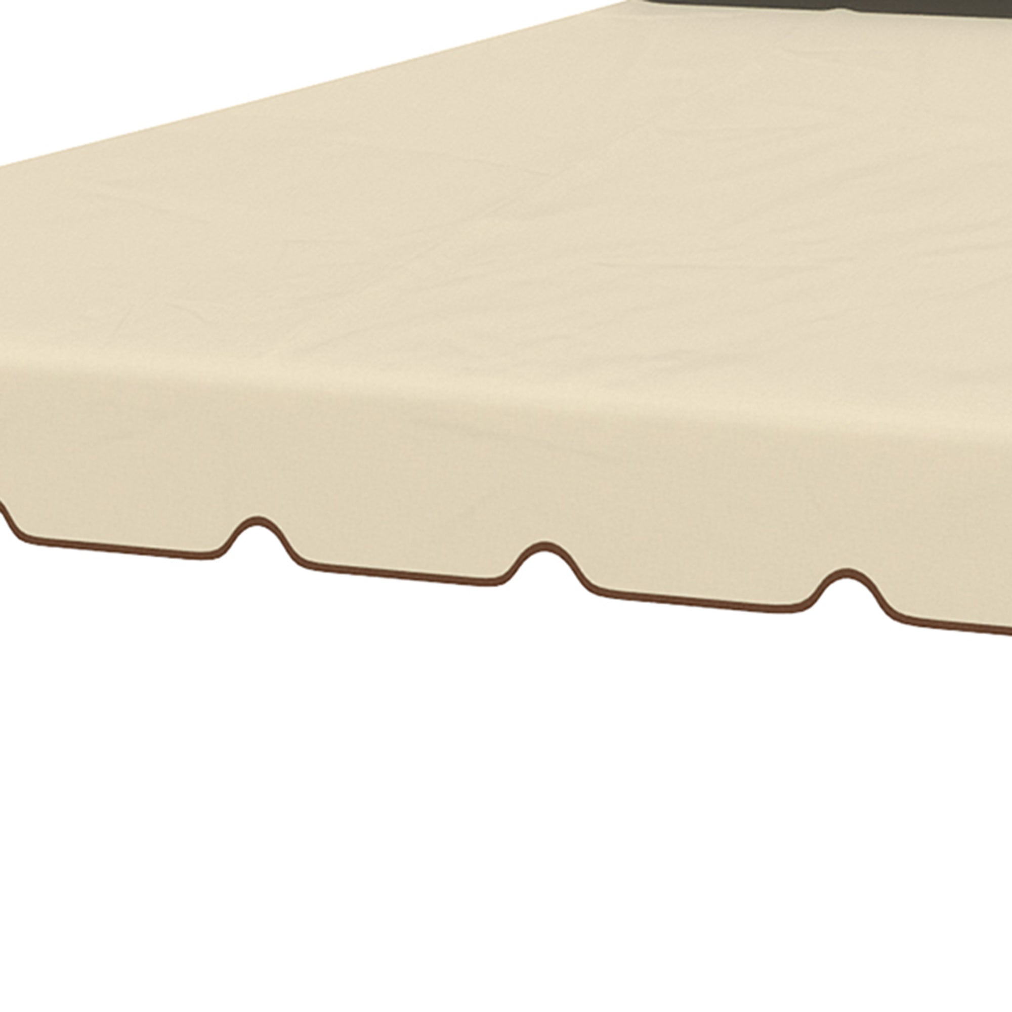 Easycomfort Tettuccio di Ricambio per Gazebo da Giardino 3x3m with Tetto a 2 Livelli in Poliestere Beige