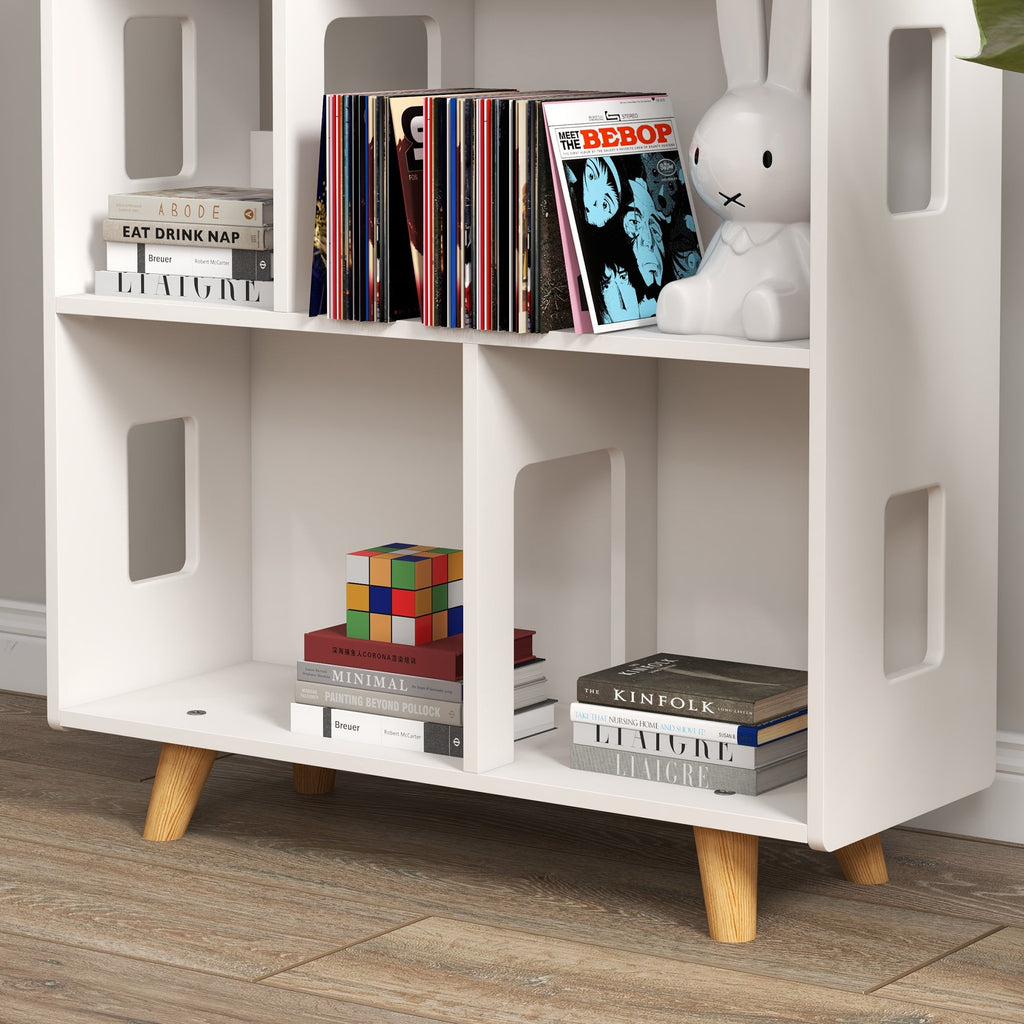 EasyComfort ZONEKIZ Kinderboekenkast 3 niveaus 65x25x108.5 cm