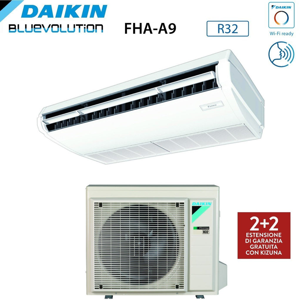 Daikin Wall Mounted Ceiling Air Conditioner DC Inverter 21000 Btu FHA60A R-32 Wi-Fi Optional A+/A - Italian Warranty