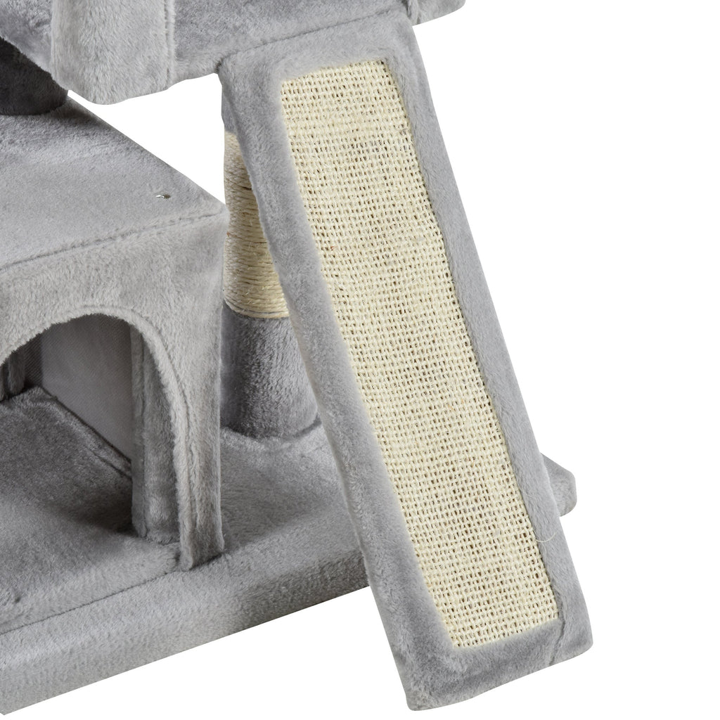 EASYCOMFORT Krabpaal voor katten 59x39x83 cm, grijs