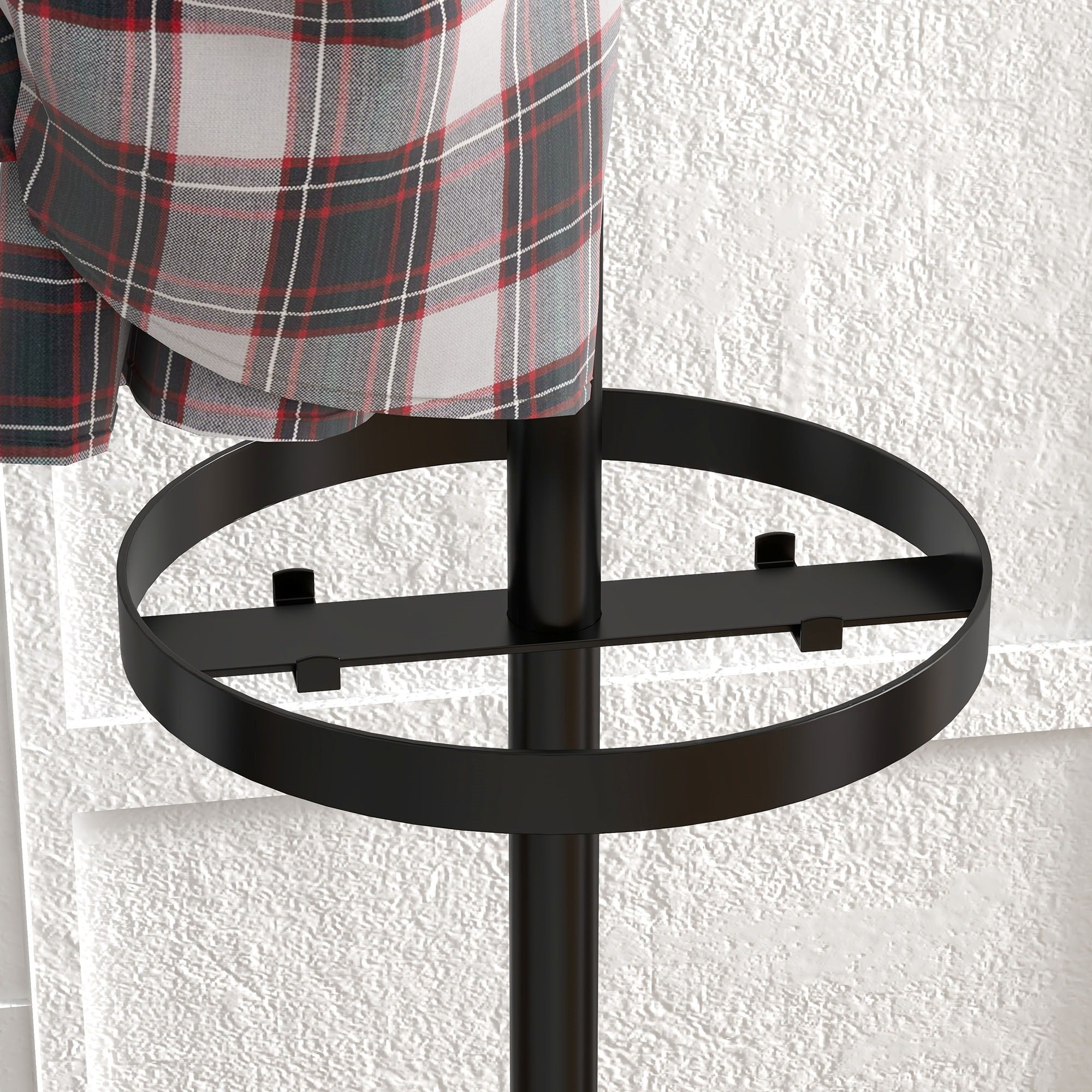 EasyComfort Staande kapstok met parapluhouder en 8 schijfhaken Ø34 x 177A cm