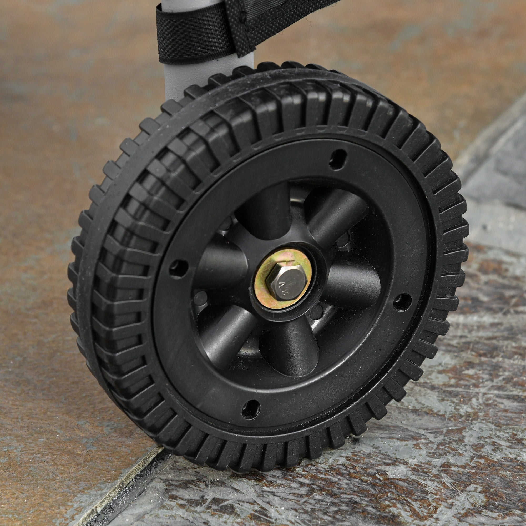 EASYCOMFORT Gas Barbecue with Lid, 5.6kW Burners, BBQ and Wheels, 104x49x99cm