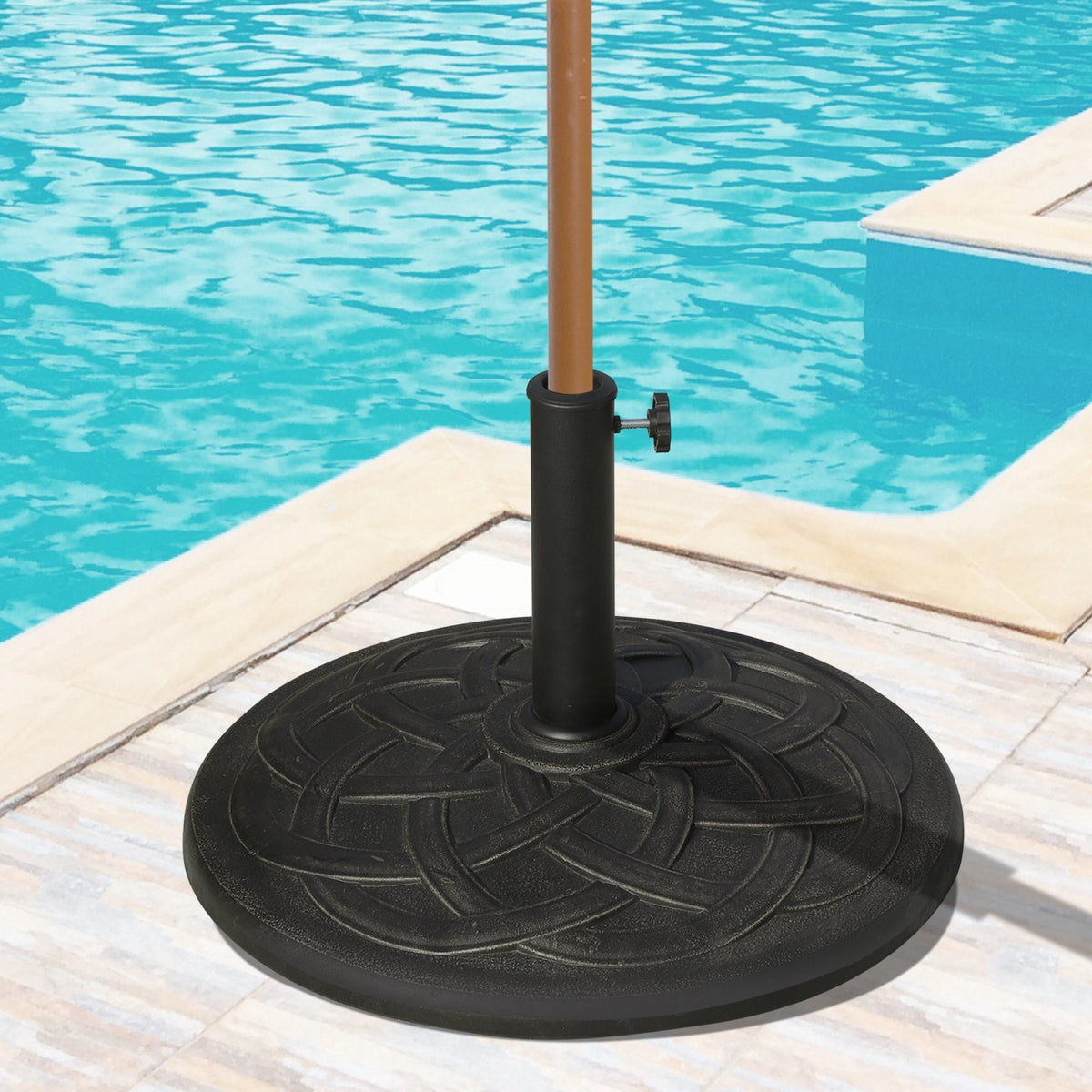 EasyComfort Base parasolvoet 19kg, Φ54.5cm, brons