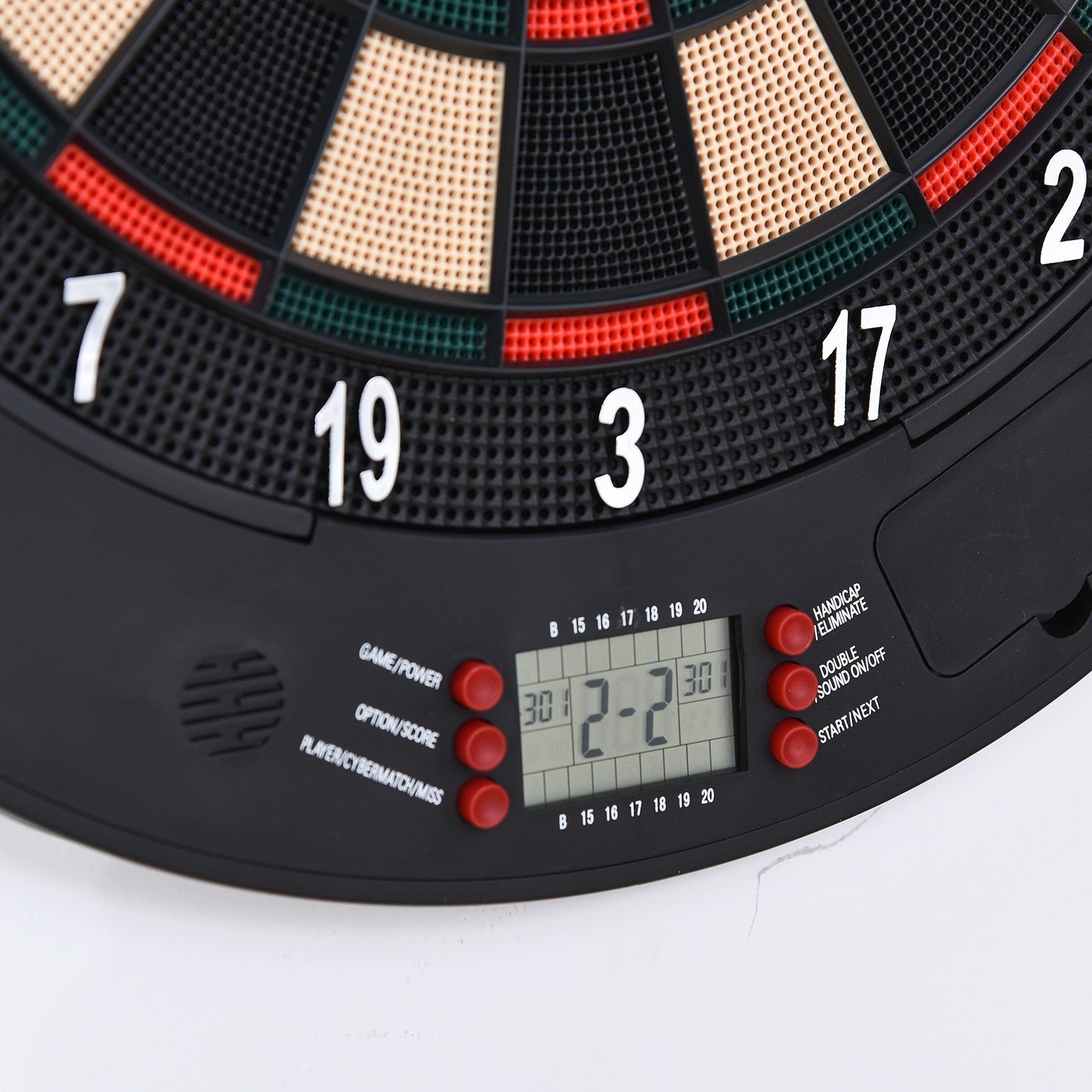 Easycomfort Bersaglio Freccette Elettronico per 8 Giocatori with 6 Freccette, Schermo LCD, 2 Porte e 26 Modalità di Gioco