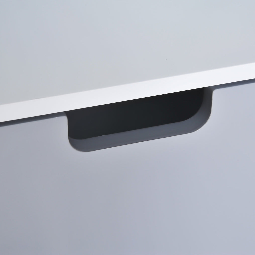 Easycomfort Comodino with Cassetto in MDF e Legno di Pino per Camera da Letto, Soggiorno e Bagno, 40x38x58 cm