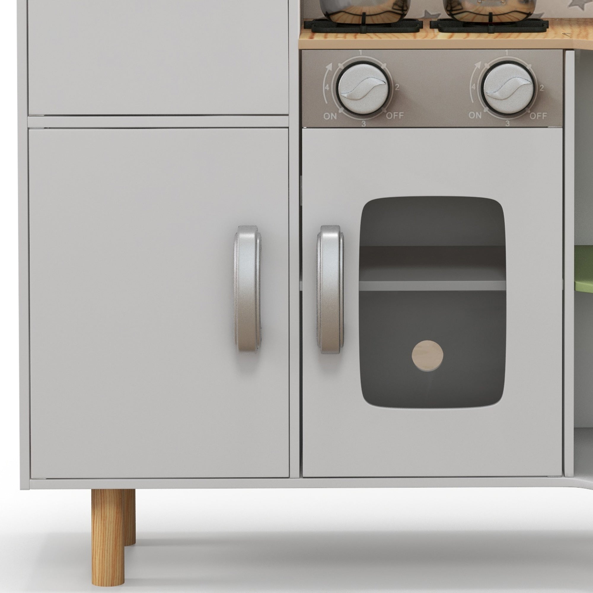Easycomfort Kinderkeuken met ijsmachine en accessoires 84x34x89 cm