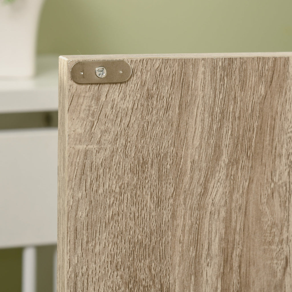 EasyComfort keukenkast MDF 80x40x182 cm – 4 deuren, 4 verstelbare planken