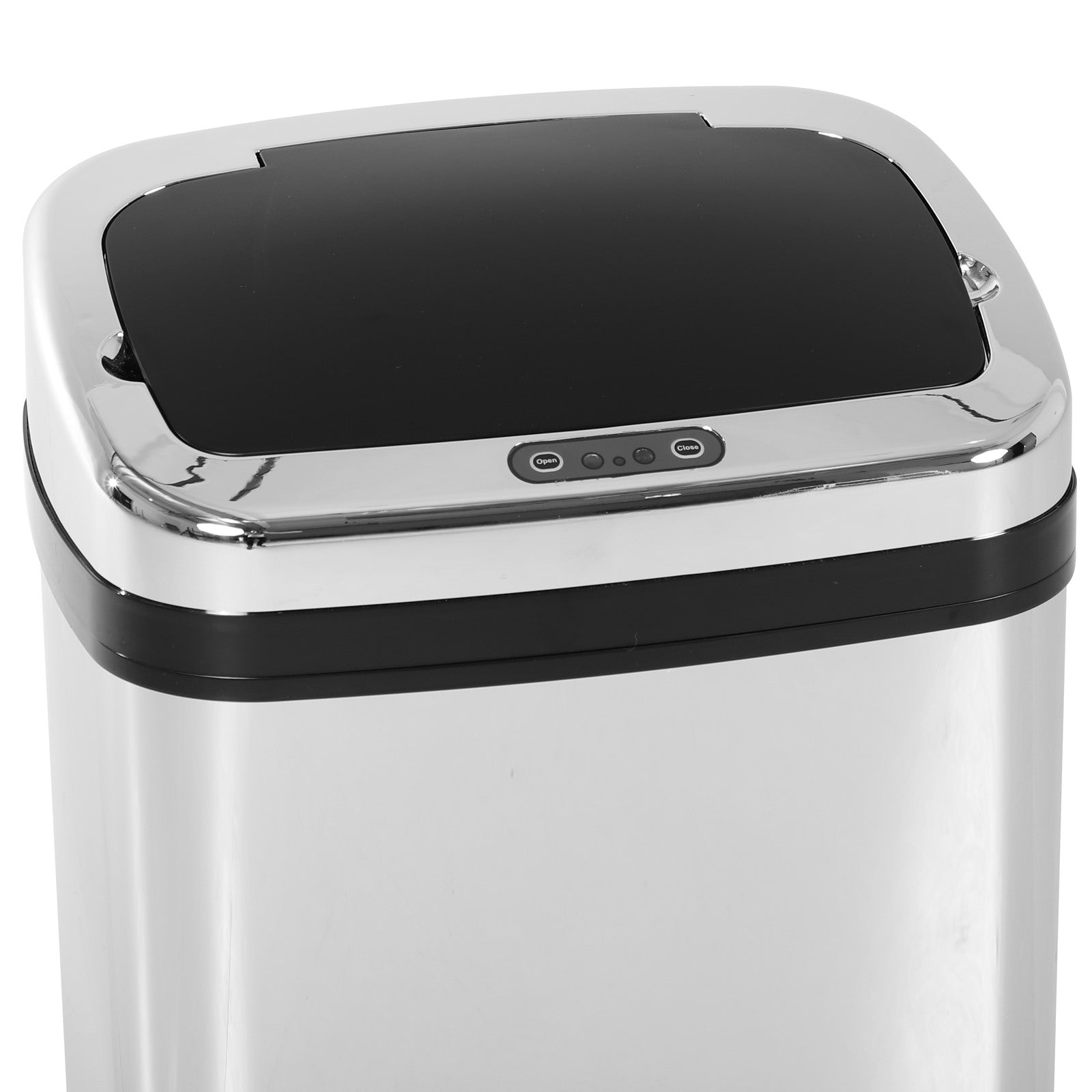 Easycomfort Elegante Bidone pattumiera In acciaio inox with sensore elettronico di apertura 30L