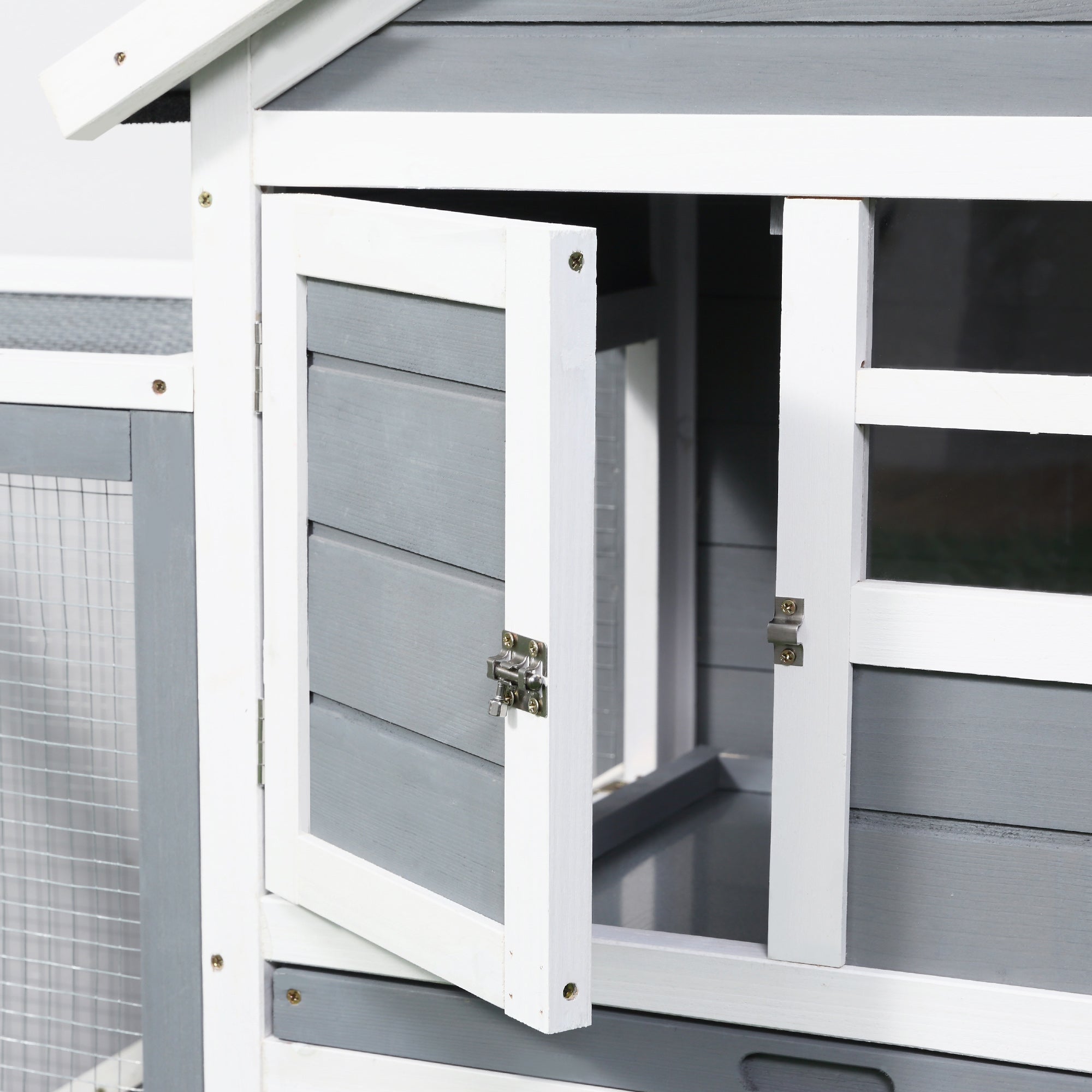 EasyComfort buitenhok voor konijnen en knaagdieren 122x62.6x92cm