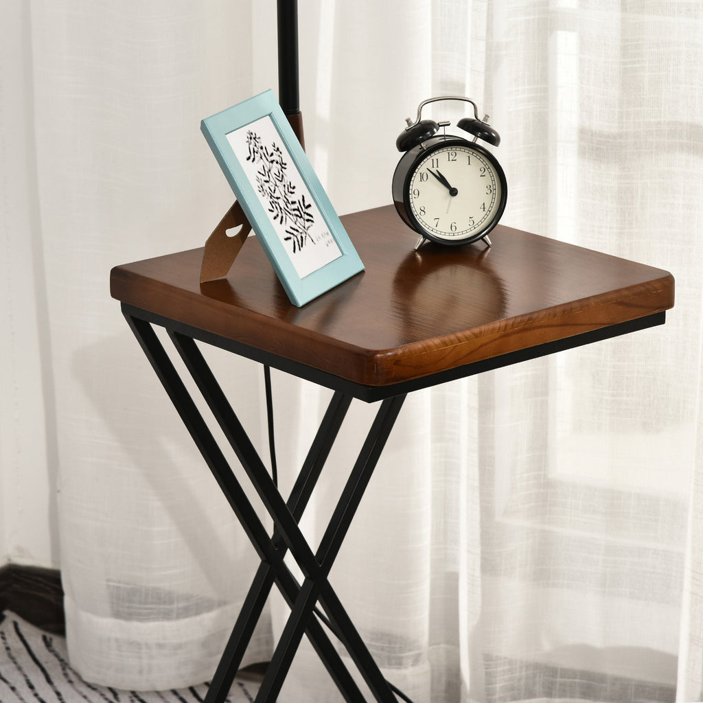 EasyComfort Moderne vloerlamp met tafeltje 36x36x165 cm