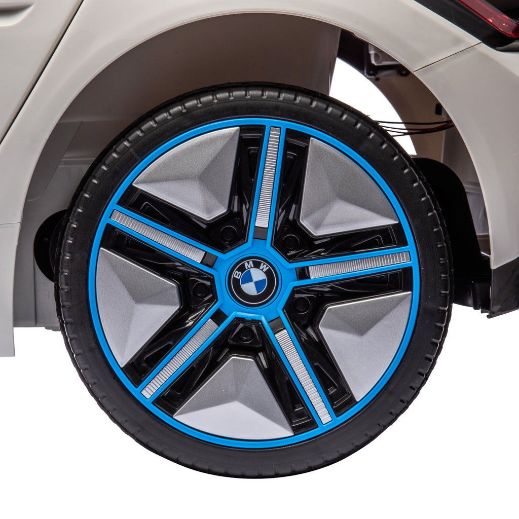 Easycomfort Macchina Elettrica per Bambini 3-6 Anni with Licenza BMW with Telecomando, Clacson e Fari, 115x67x45 cm, Bianca