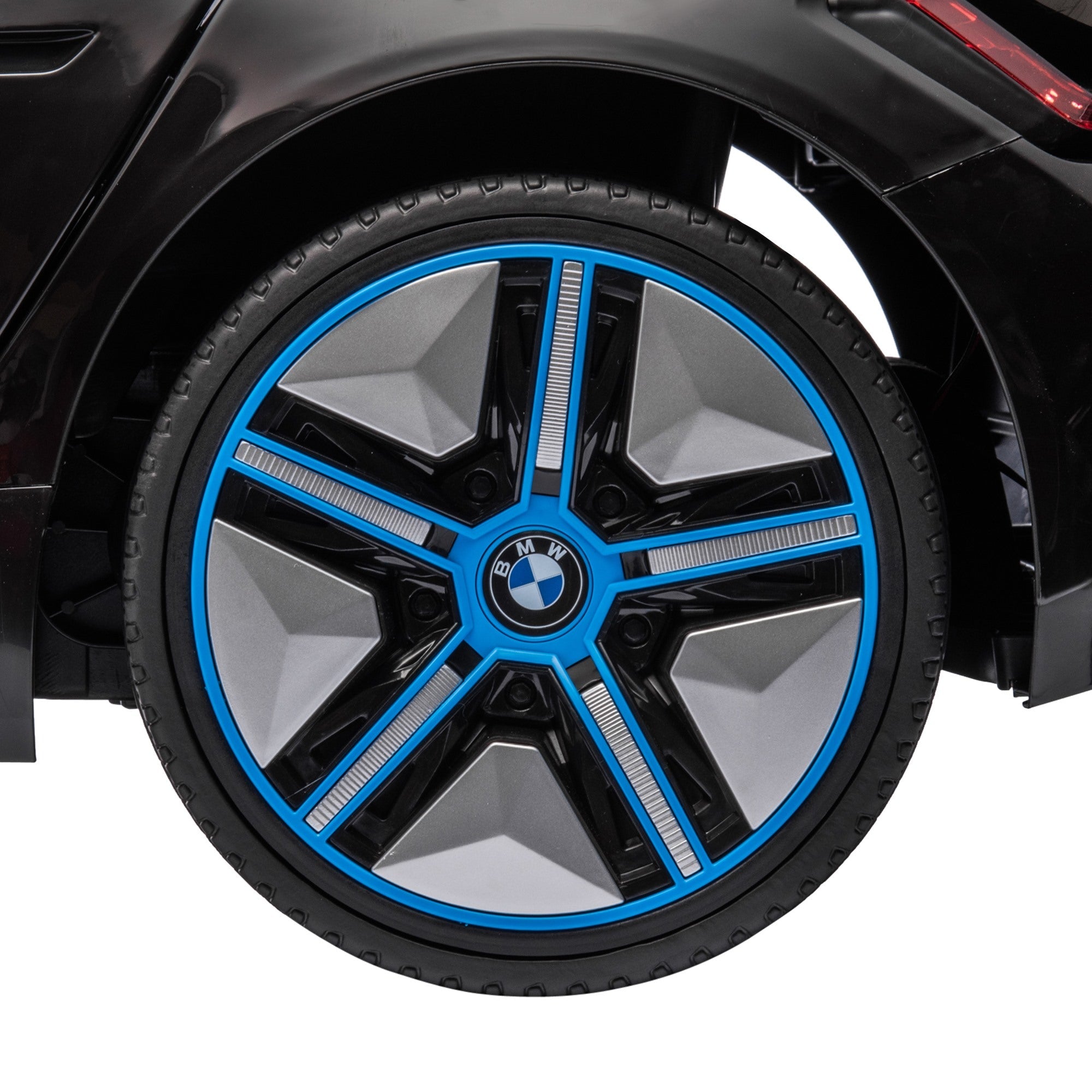 Easycomfort Macchina Elettrica per Bambini 3-6 Anni with Licenza BMW with Telecomando, Clacson e Fari, 115x67x45 cm, Nera
