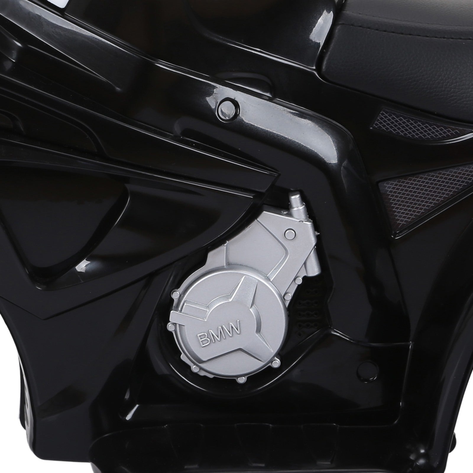Easycomfort Moto Elettrica per Bambini Max. 20kg with Licenza BMW, Macchina Elettrica with 3 Ruote, Batteria Ricaricabile 6V, white Nera, 66x37x44cm