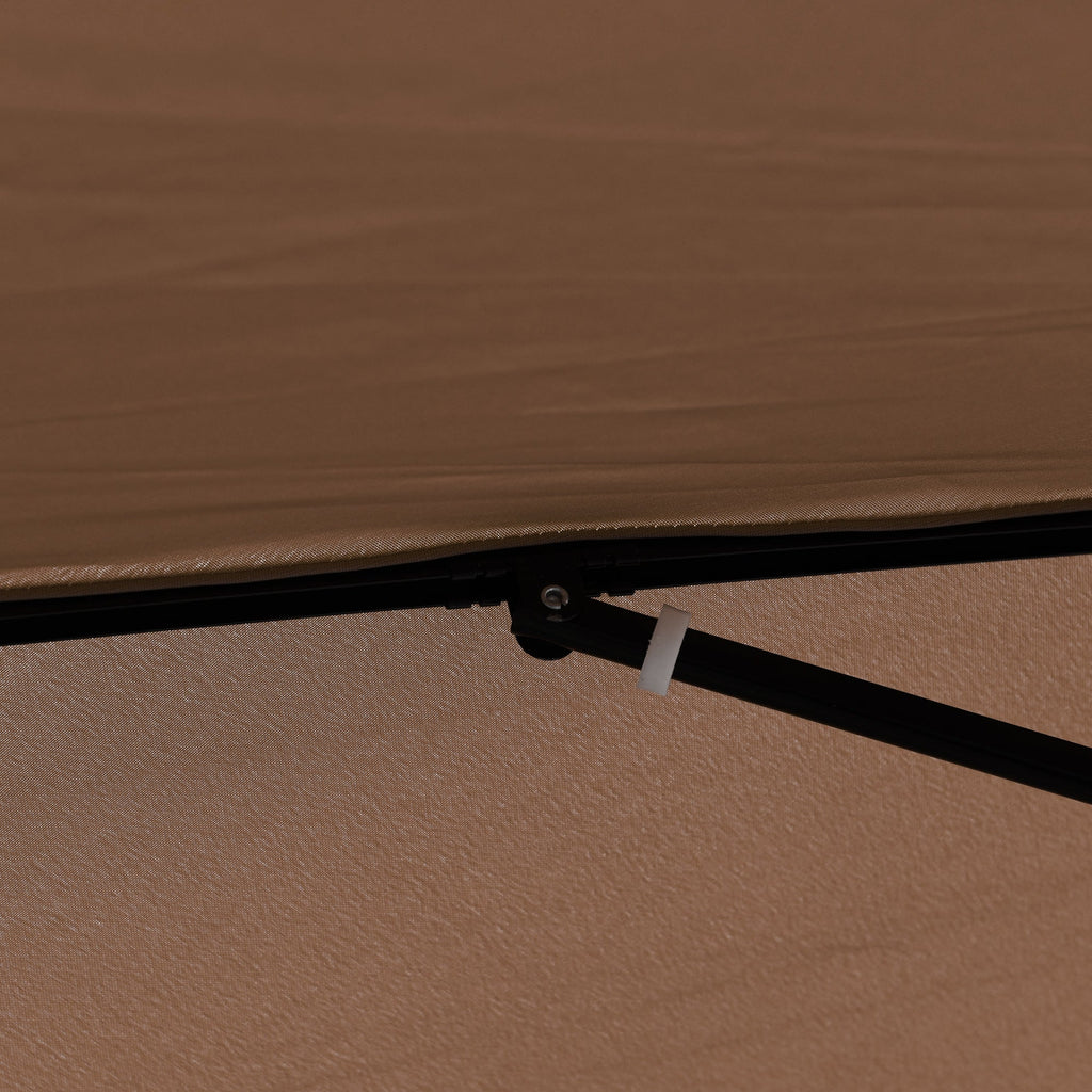 EasyComfort 2x2 m vierkante parasol – verstelbaar en draagbaar