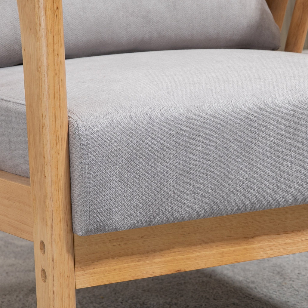 EasyComfort Poltrona Moderna - Moderne fauteuil, 68x75x78 cm, grijs