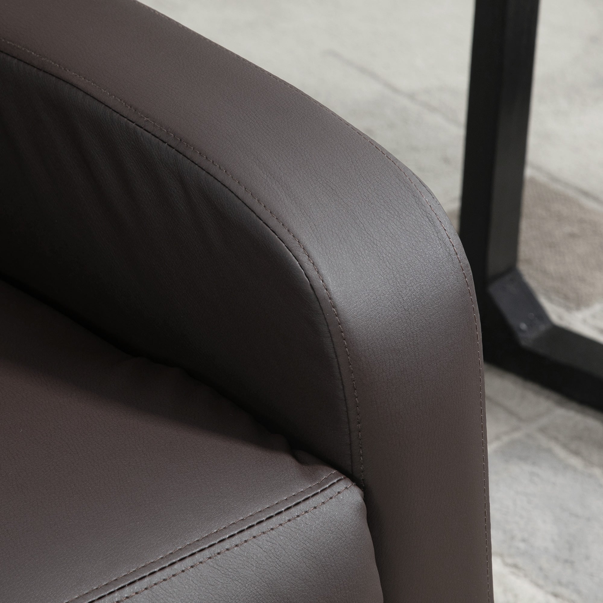 EasyComfort Poltrona Relax Massaggiante — Relaxfauteuil met 8 massagestanden, bruin