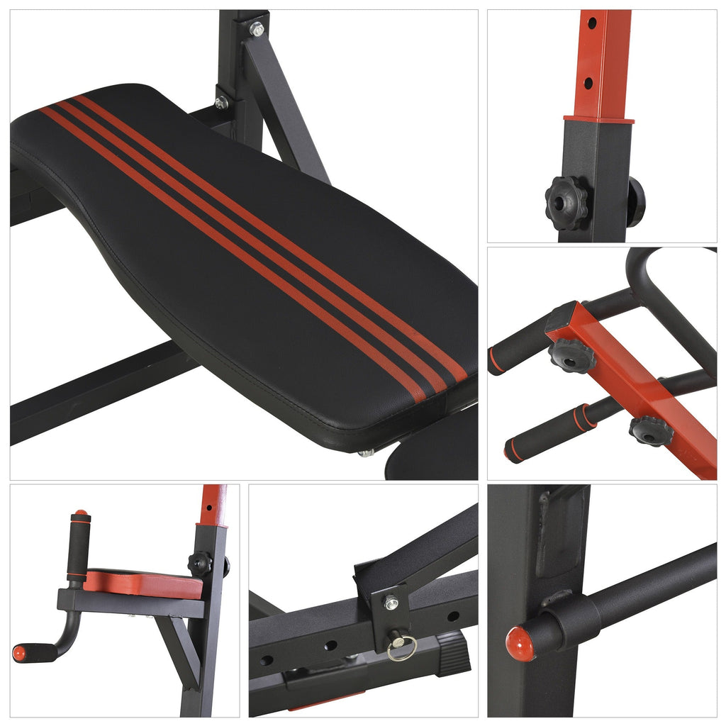 EASYCOMFORT Opvouwbaar multifunctioneel fitnessstation – 120 kg