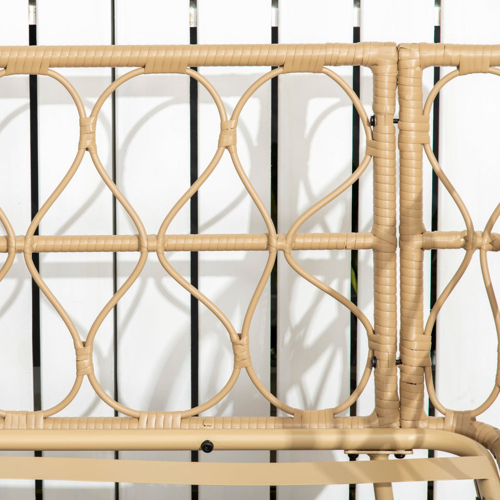 EasyComfort Boho loungeset 2-zits met 2 fauteuils en salontafel