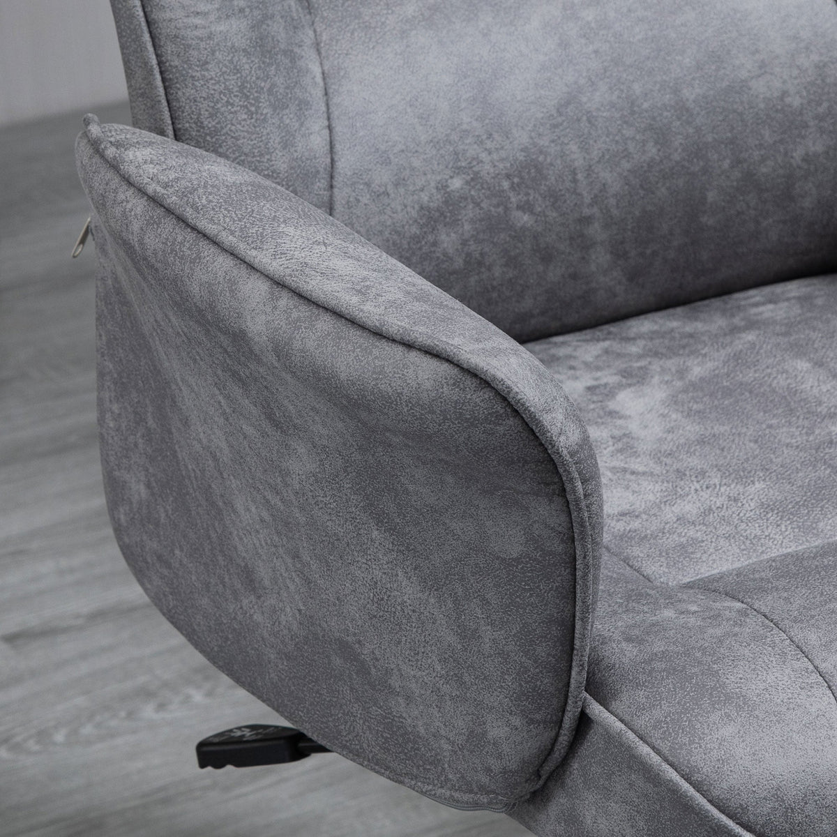 EasyComfort ergonomische bureaustoel microvezel grijs 67x69x92-102 cm