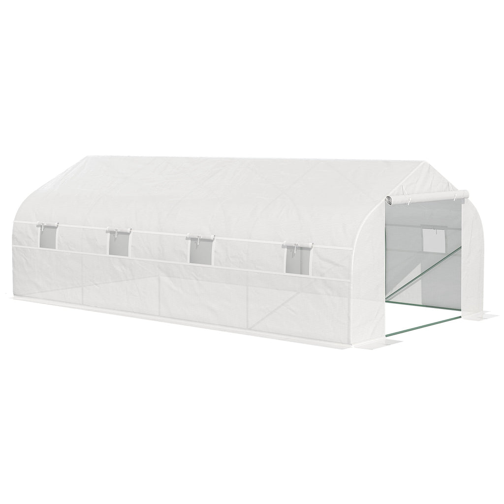 Easycomfort Serra per Orto 6x3x2m - Tuinkas met 8 ramen en oprolbare deur