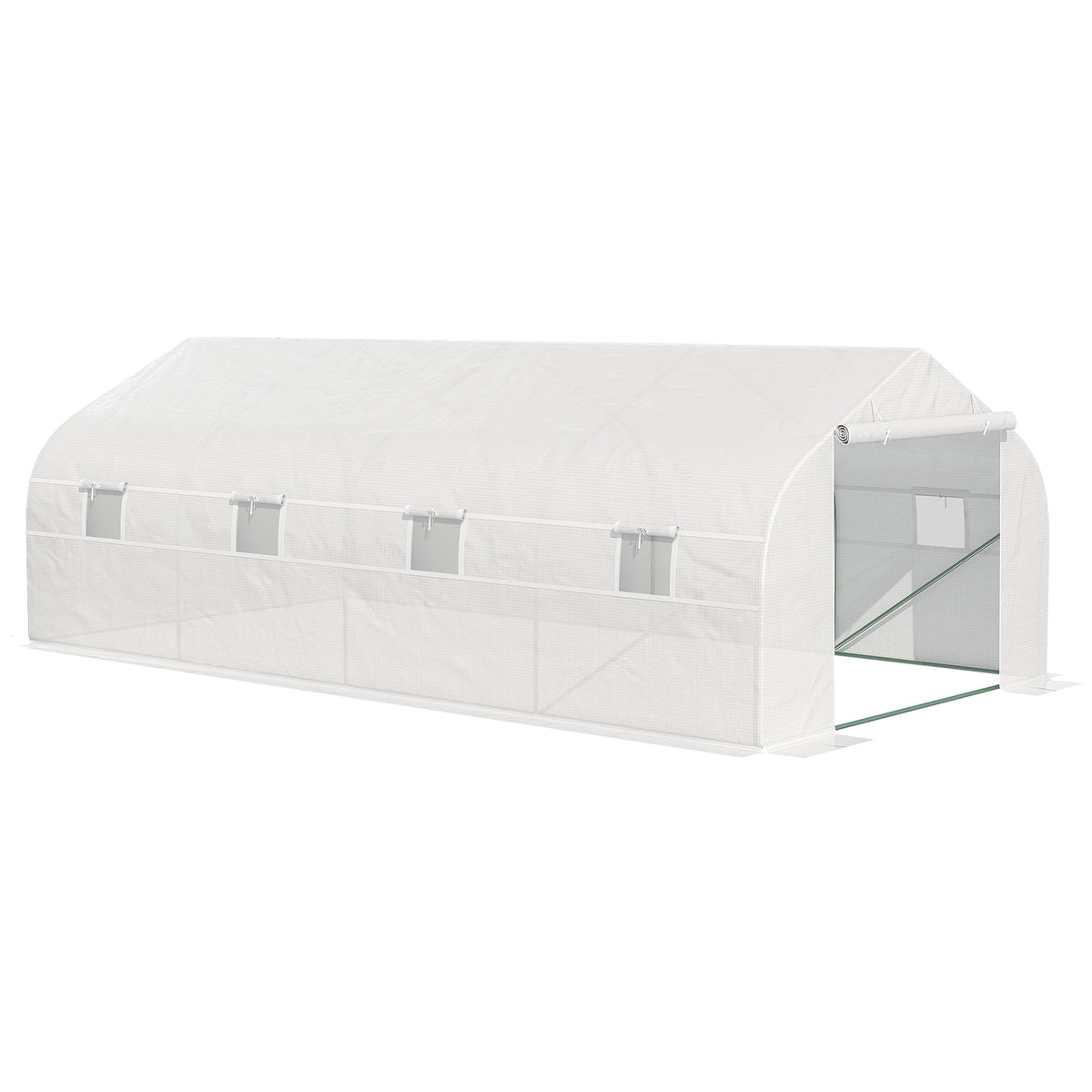 Easycomfort Serra per Orto 6x3x2m - Tuinkas met 8 ramen en oprolbare deur