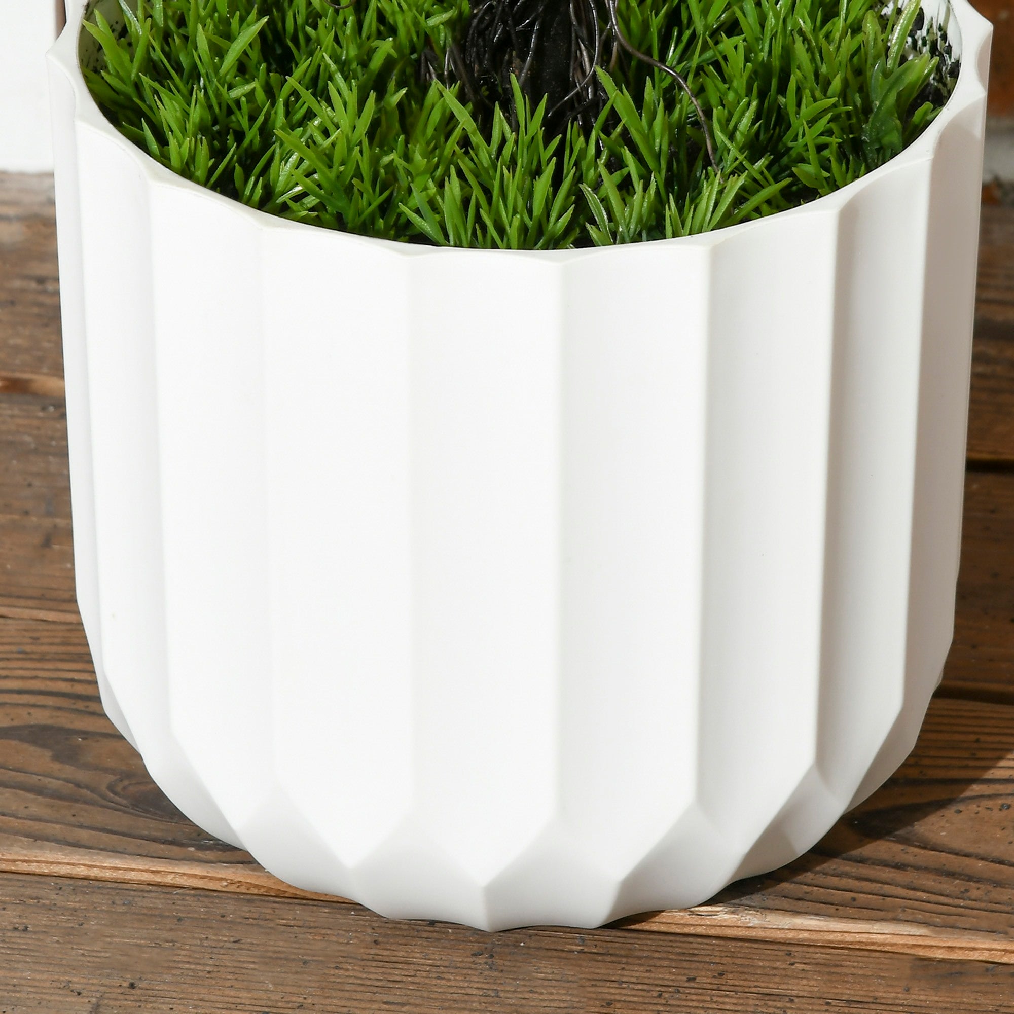 EasyComfort Set 2 cipressen kunstplanten met pot Ø12 x 16A cm