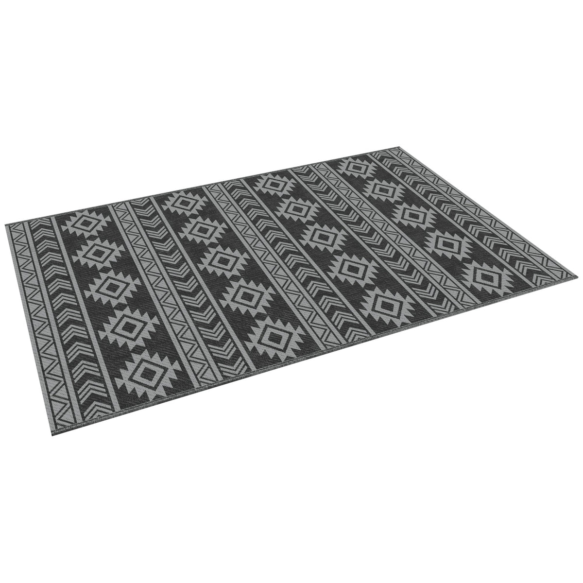 EasyComfort Tappeto Moderno buitenkleed 182x274 cm zwart/grijs