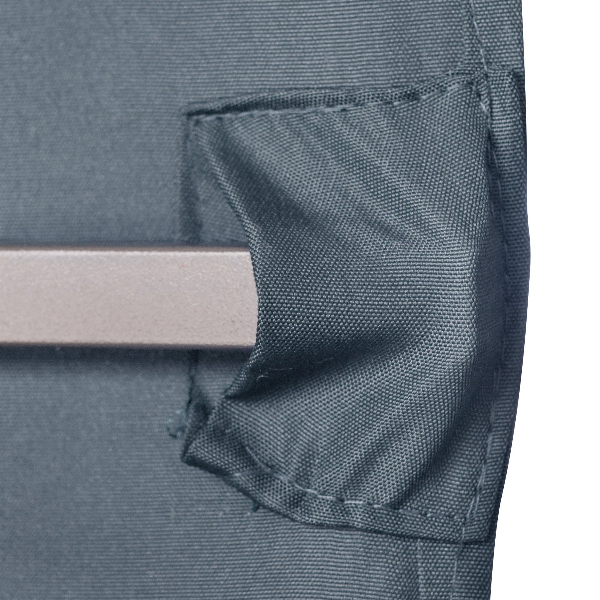 Easycomfort Tetto di Ricambio per Gazebo 3x3 m in Poliestere Grigio with 8 Fori di Ventilazione