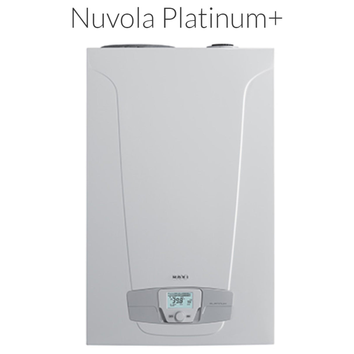 Condensatieketel op gas Baxi Model NUVOLA PLATINUM+ 24 GA met 40 liter opslagtank voor aardgas of LPG, compleet met rookgasafvoerset