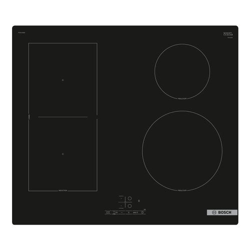 Kookplaat Inductie Bosch Serie 4 Pvs61Rbb5E (B59,2xD52,2) PowerBoost ReStart Zwart Glaskeramiek